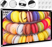 Ekrany projekcyjne - Ekran do projektora Zenwire EKRAN PROJEKCYJNY Przenośny Składany 16:9 218x122 cm 100 Cali - miniaturka - grafika 1