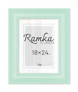 Miętowa Ramka Na Zdjęcia 18X24 Cm - Ramki na zdjęcia - miniaturka - grafika 1