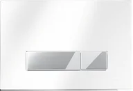 Przyciski spłukujące - Jomo Trend Przycisk WC PCV biały/chrom mat 167-32000130-00 - miniaturka - grafika 1