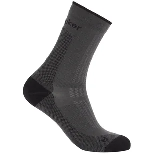 Damskie skarpety Icebreaker W Mer Hike+ Ultralight Quarter Rozmiar skarpet: 41-43 / Kolor: szary - Skarpetki męskie - miniaturka - grafika 1