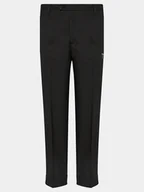 Spodnie męskie - Redefined Rebel Spodnie materiałowe Logan 236039 Czarny Relaxed Fit - miniaturka - grafika 1