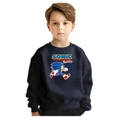 Bluzy dla dziewczynek - BLUZA DZIECIĘCA MŁODZIEŻOWA SONIC 146-152 WZORY PREZENT - miniaturka - grafika 1