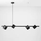 Lampy sufitowe - Aldex Bot 1047L zwis lampa wisząca 4x35W GU10 czarny - miniaturka - grafika 1
