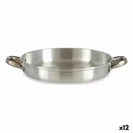 Patelnie - Emaga Patelnia Srebrzysty Aluminium 27 x 5 x 35,5 cm (12 Sztuk) - miniaturka - grafika 1