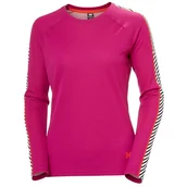 Koszulki i topy damskie - Helly Hansen Damska koszulka sportowa W LIFA Active Stripe Crew Ls Baselayer - miniaturka - grafika 1