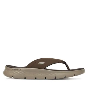 Japonki Skechers Go Walk Flex Sandal-Vallejo 229202/CHOC Brązowy - Klapki i japonki męskie - miniaturka - grafika 1