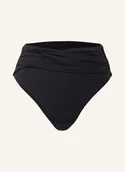 Stroje kąpielowe - Seafolly Dół Od Bikini Z Wysokim Stanem Seafolly Collective schwarz - miniaturka - grafika 1