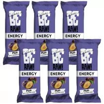 BeRAW Baton Energy Plum Chocolate Zestaw 6 x 40 g - Batony proteinowe - miniaturka - grafika 1