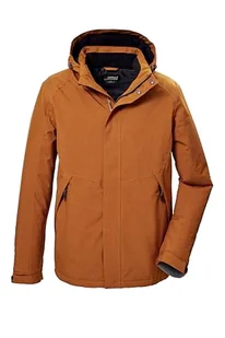 killtec Męska kurtka funkcyjna/kurtka outdoorowa z odpinanym kapturem KOW 4 MN JCKT, wypalana pomarańcza, 3XL, 41843-000 - Kurtki męskie - miniaturka - grafika 1