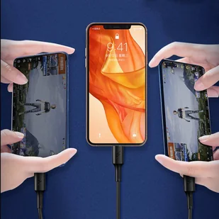 WK Design kabel 3w1 do szybkiego ładowania USB - USB Typ C/ Lightning/ micro USB 3A 1,2m czarny (WDC-137th) - Kable USB - miniaturka - grafika 3