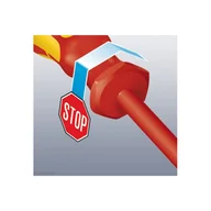 Śrubokręty - Wera kształt masywny Plus  Serie 100 VDE, kompaktowy śrubokręt szczelinowy 160 i z Laser Tip, czerwony 05005320001 - miniaturka - grafika 1