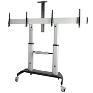 Uchwyty do telewizora - StarTech STNDMTVDUO uchwyt do telewizorów 152,4 cm (60") Czarny, Srebrny - miniaturka - grafika 1