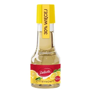 Delecta Aromat do ciast cytrynowy 12 ml - Dodatki do ciast w proszku - miniaturka - grafika 1