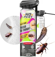 Zwalczanie i odstraszanie szkodników - NO PEST Pianka na Owady Środek Spray Preparat na Rybiki Cukrowe Karaluchy Srebrzyki Prusaki i Inne Insekty - miniaturka - grafika 1