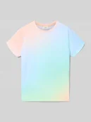 Koszulki dla dziewczynek - męski t-shirt o kroju regular fit z dodatkiem bawełny - miniaturka - grafika 1