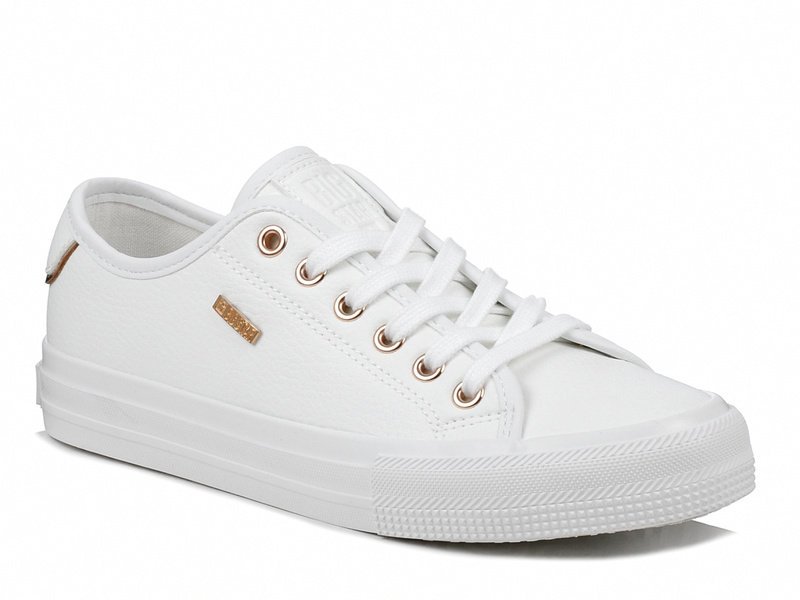 Trampki damskie białe Big Star TT274022 tenisówki sznurowane klasyczne41-40