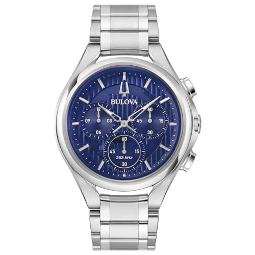 Bulova Chronograf 96A302, srebro, bransoletka