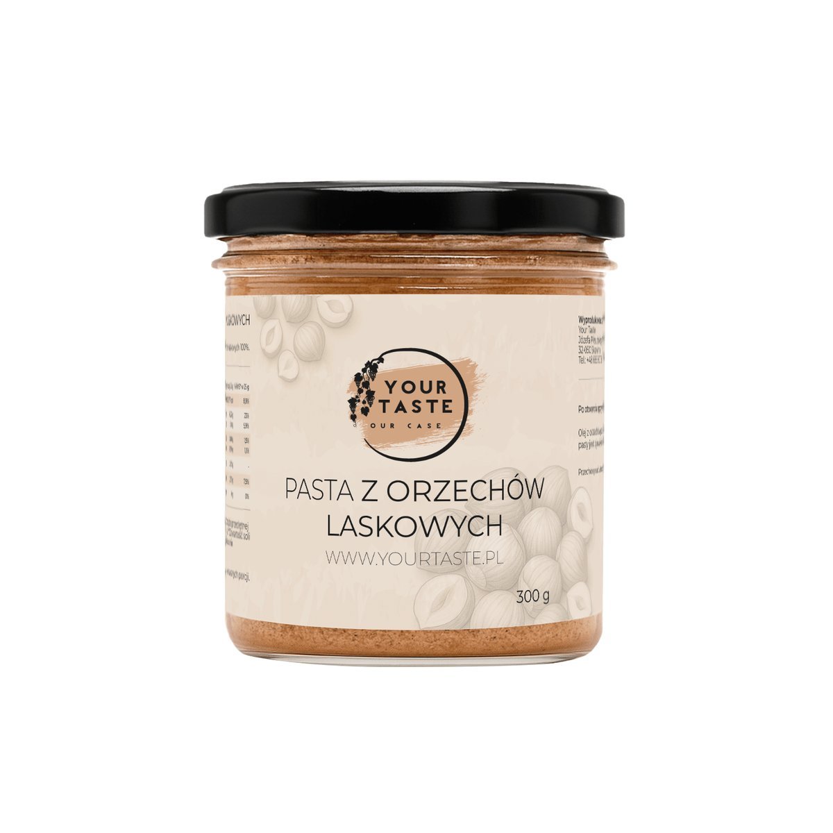 Pasta z orzechów laskowych 300 g
