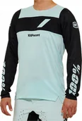 Kurtki rowerowe - 100% Koszulka męska 100% R-CORE X Jersey długi rękaw Pale Blue roz. M NEW 2023 - miniaturka - grafika 1