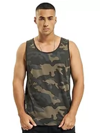 Koszulki męskie - Brandit Męski tank top na ramiączkach/Cami Shirt, Darkcamo, M - miniaturka - grafika 1