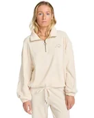 Koszulki i topy damskie - Billabong Coffee Time White XS dzianinowy top z krótkim rękawem - miniaturka - grafika 1