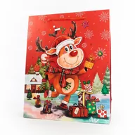 Opakowania i torebki na prezenty - Święta Mikołaj Torba Prezentowa 26X32 Różne Wzory - miniaturka - grafika 1