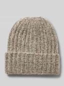 Czapki damskie - Czapka beanie z prążkowanej dzianiny model ‘PYRON’ - miniaturka - grafika 1