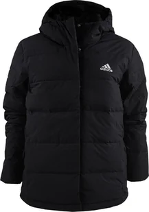 Adidas Kurtka damska adidas Helionic Hooded Down czarna HG8747 L - Kurtki i kamizelki sportowe damskie - miniaturka - grafika 1