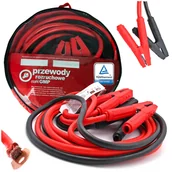 Kable rozruchowe - Hermon Kable rozruchowe 1200A 4,5m 35mm2 przewody Mocne grube Etui - miniaturka - grafika 1