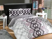 Pościel - Pościel satyna bawełniana OLIMPIA LILA - miniaturka - grafika 1