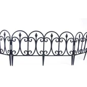 Ogrodzenia - Komplet 4 płotków ogrodowych 33 x 60 cm - miniaturka - grafika 1
