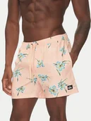 Kąpielówki męskie - Quiksilver Szorty kąpielowe Everyday Straight Volley 15 EQYJV04121 Pomarańczowy Regular Fit - miniaturka - grafika 1