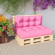 Poduszki ogrodowe - Poduszki na sofę z palet, 2 szt., różowe, tkanina Lumarko! - miniaturka - grafika 1