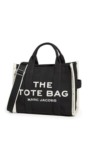 Marc Jacobs Skórzana średnia torba na ramię, Czarny, One Size