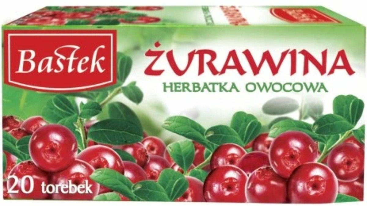 HERBATA BASTEK 20TB SUSZONA ŻURAWINA 40G