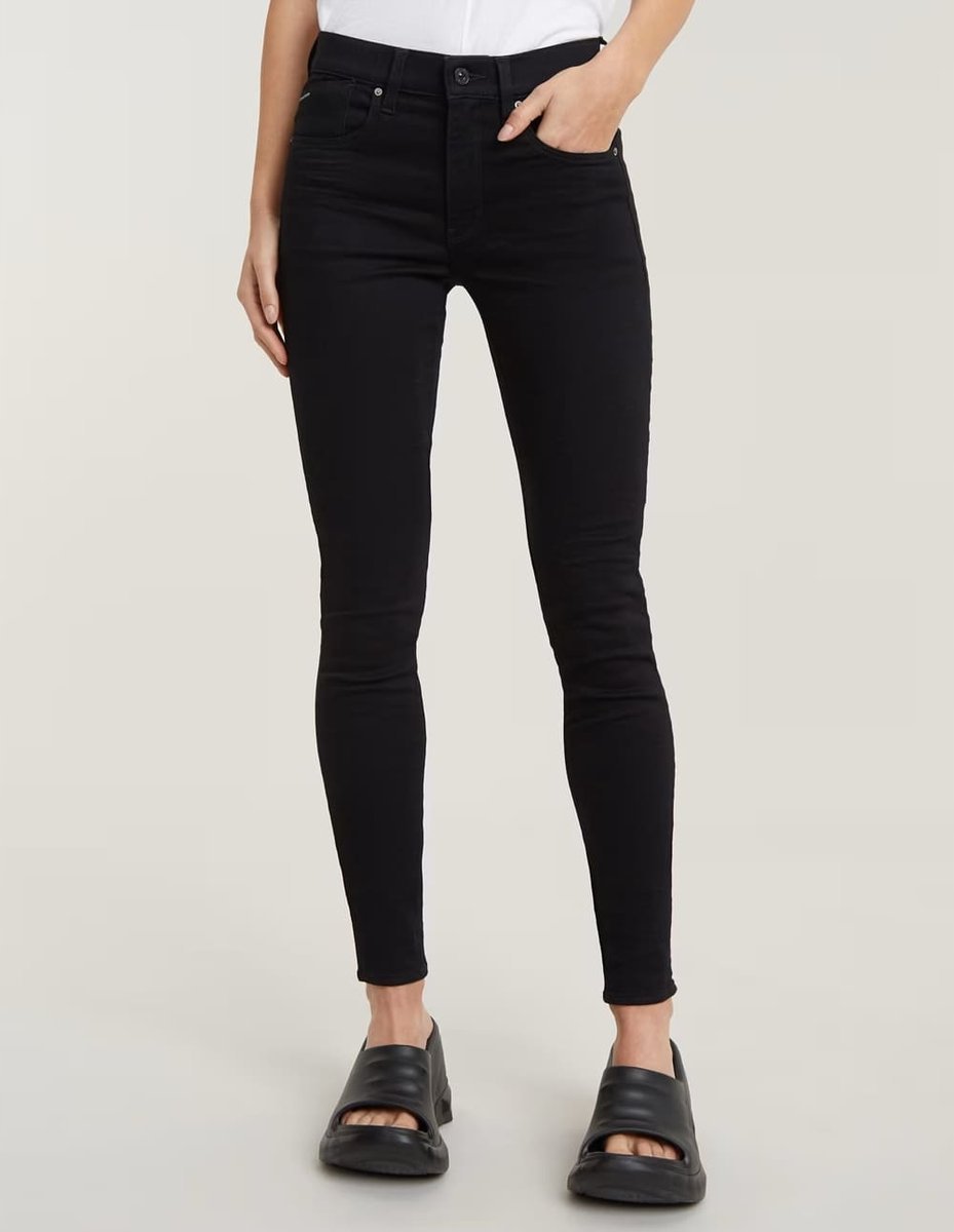 G-STAR RAW SPODNIE JEANSOWE DAMSKIE CZARNE RURKI 27/32 7AA