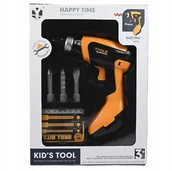 Mały majsterkowicz - WIERTARKA DLA DZIECI WKRĘTARKA NA BATERIE DZIECIĘCA NARZĘDZIA - miniaturka - grafika 1