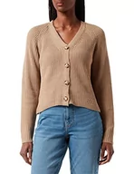 Swetry damskie - Pieces Damski sweter z dzianiny Pcosilla Ls Noos Bc, Srebrna norka, XL - miniaturka - grafika 1