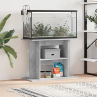 Szafki do salonu - Szafka pod akwarium, szarość betonu, 80x35x60 cm Lumarko! - miniaturka - grafika 1