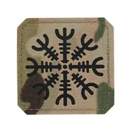 Odzież taktyczna i umundurowanie - M-Tac - Naszywka Hełm Grozy - Cordura 500D - Laser Cut - MultiCam - 51220802 - miniaturka - grafika 1