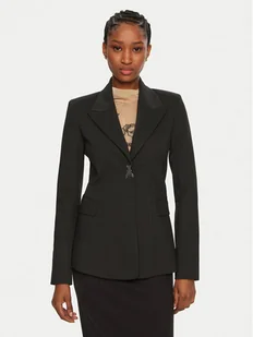 Patrizia Pepe Marynarka 8S0506/A025-K103 Czarny Regular Fit - Marynarki i żakiety damskie - miniaturka - grafika 1