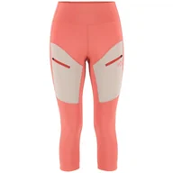 Spodnie sportowe damskie - Legginsy damskie 3/4 Kari Traa Ane Hiking Capri Rozmiar: S / Kolor: różowy - miniaturka - grafika 1