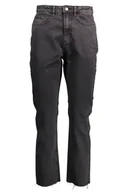 Spodnie damskie - DESIGUAL JEANS DENIM WOMAN CZARNY - miniaturka - grafika 1