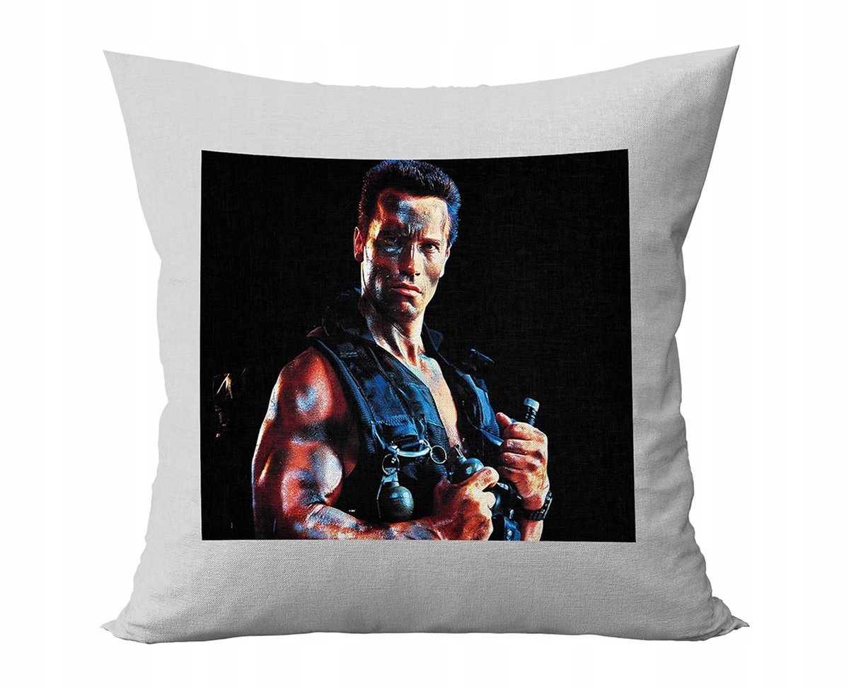 PODUSZKA PERSONALIZOWANA COMMANDO FILMY POMYSŁ NA PREZENT SUPER GRAFIKI