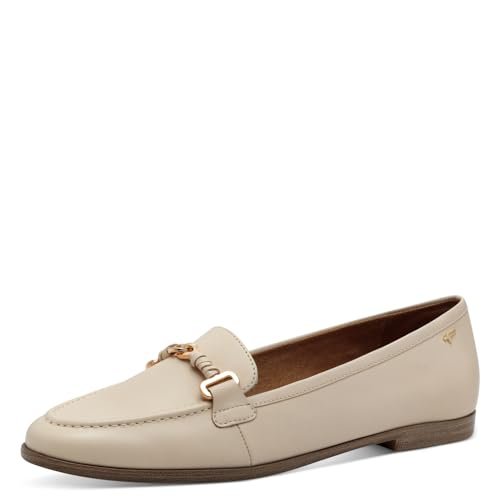 Tamaris Damskie kapcie 1-24240-44, IVORY LEATHER, 41 EU, Skóra słoniowa, 41 EU
