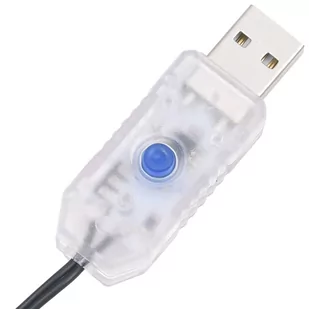 Lumarko Sznur lampek LED, 300 diod w kolorze ciepłej bieli, 30 m, PVC - Oświetlenie świąteczne - miniaturka - grafika 7