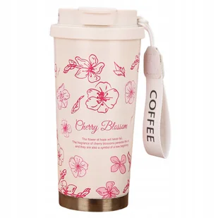 Kubek Termiczny 500Ml Ze Słomką Na Kawę Herbatę Zimne Napoje Kolorowy - Kubki termiczne - miniaturka - grafika 1