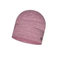 Czapki i chusty sportowe damskie - BUFF Czapka do biegania DRYFLX HAT Solid Lilac Sand - miniaturka - grafika 1