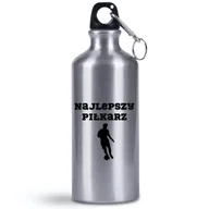 Shakery i bidony sportowe - Butelka/bidon 500 ml prezent dla piłkarza, piłkarz piłka nożna + imię, 1 - miniaturka - grafika 1