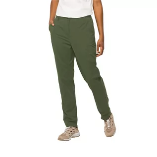 Spodnie sportowe damskie - Damskie spodnie Jack Wolfskin DESERT ROLL UP PANTS W greenwood - 36 - grafika 1